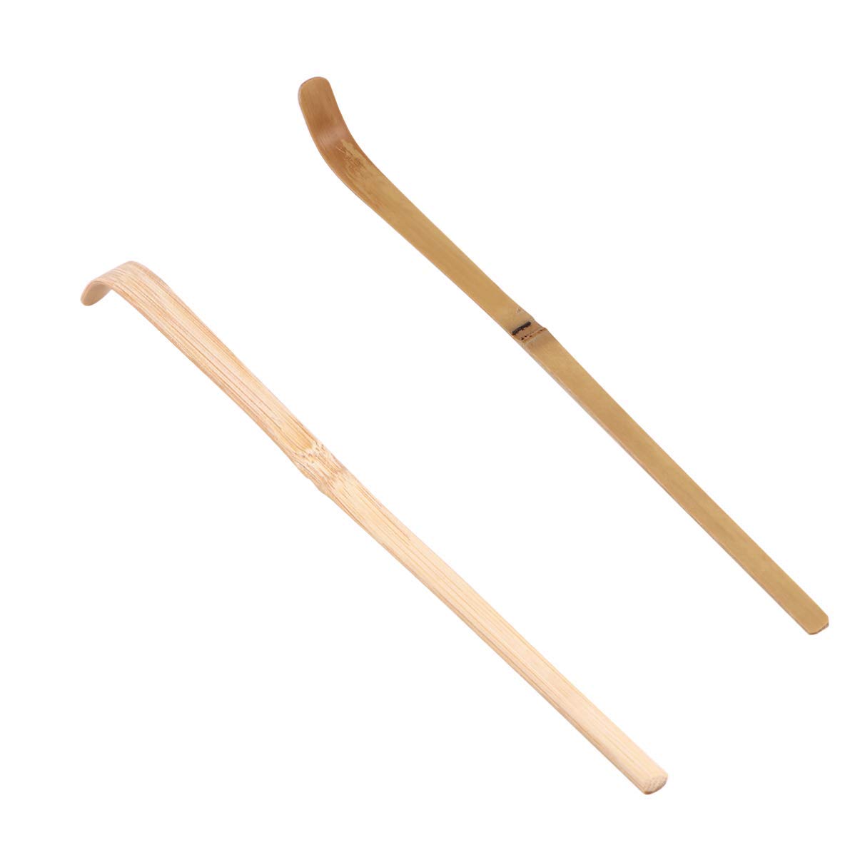 Hemoton 2-Piece Japanese Tea Tools Set - Bamboo Chashaku Tea Scoop & Wooden Ice Pick for Puerh Tea Cake Cutting | Perfect for Tea Ceremony, Home Brewing & Ice Breaking