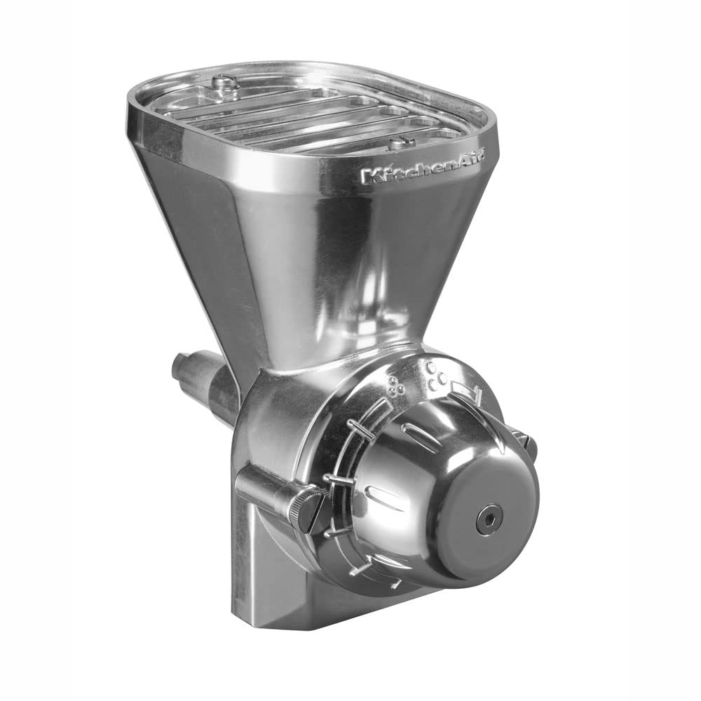 KitchenAid 5KGM Grain Mill Attachment - Compatible with Stand Mixers for Fresh Flour Grinding | Perfect for Baking Bread, Muffins & Pastries at Home