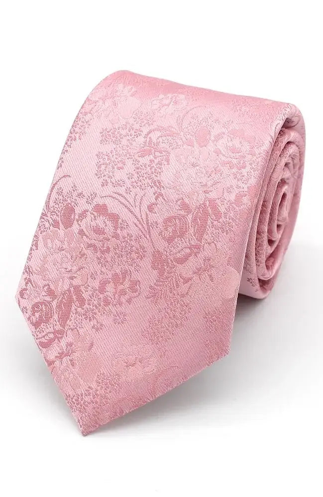 LA Smith Rose Pretty Floral Tie - Elegant Women's Fashion Accessory for Weddings, Parties & Special Occasions