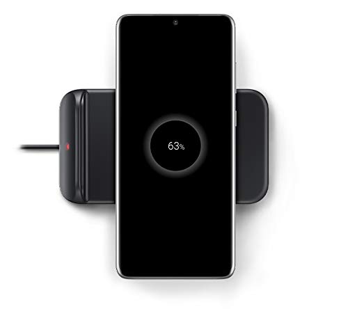 Samsung Wireless Charger Trio - Fast Qi-Compatible Charging Pad for Galaxy Phones, AirPods, Apple Watch & More - Charge 3 Devices Simultaneously | Perfect for Bedside, Office Desk & Travel | Black (US Version)