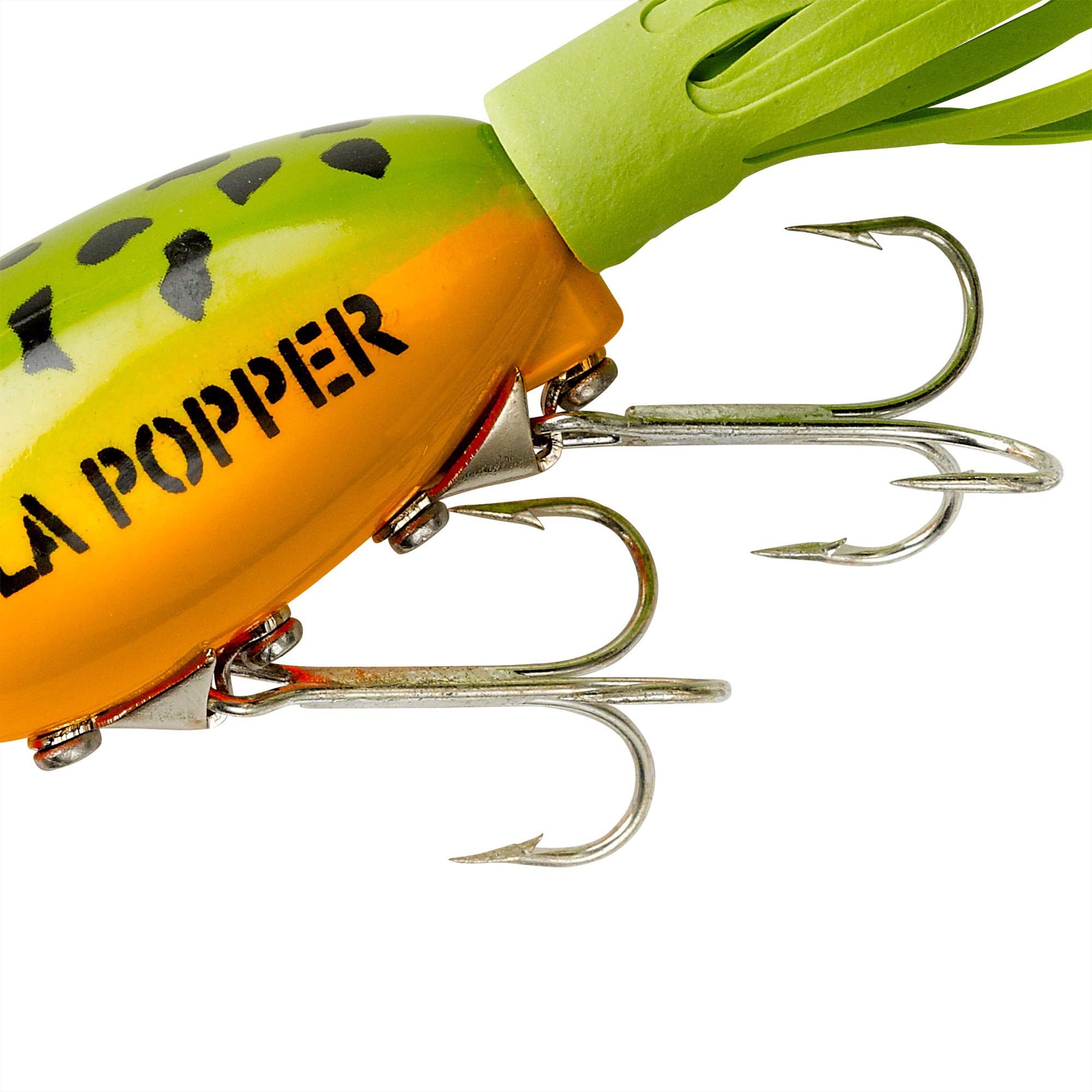 Topwater Bass Fishing Lure - Hula Popper with Realistic Action for Freshwater & Saltwater | Perfect for Casting, Trolling & Shore Fishing