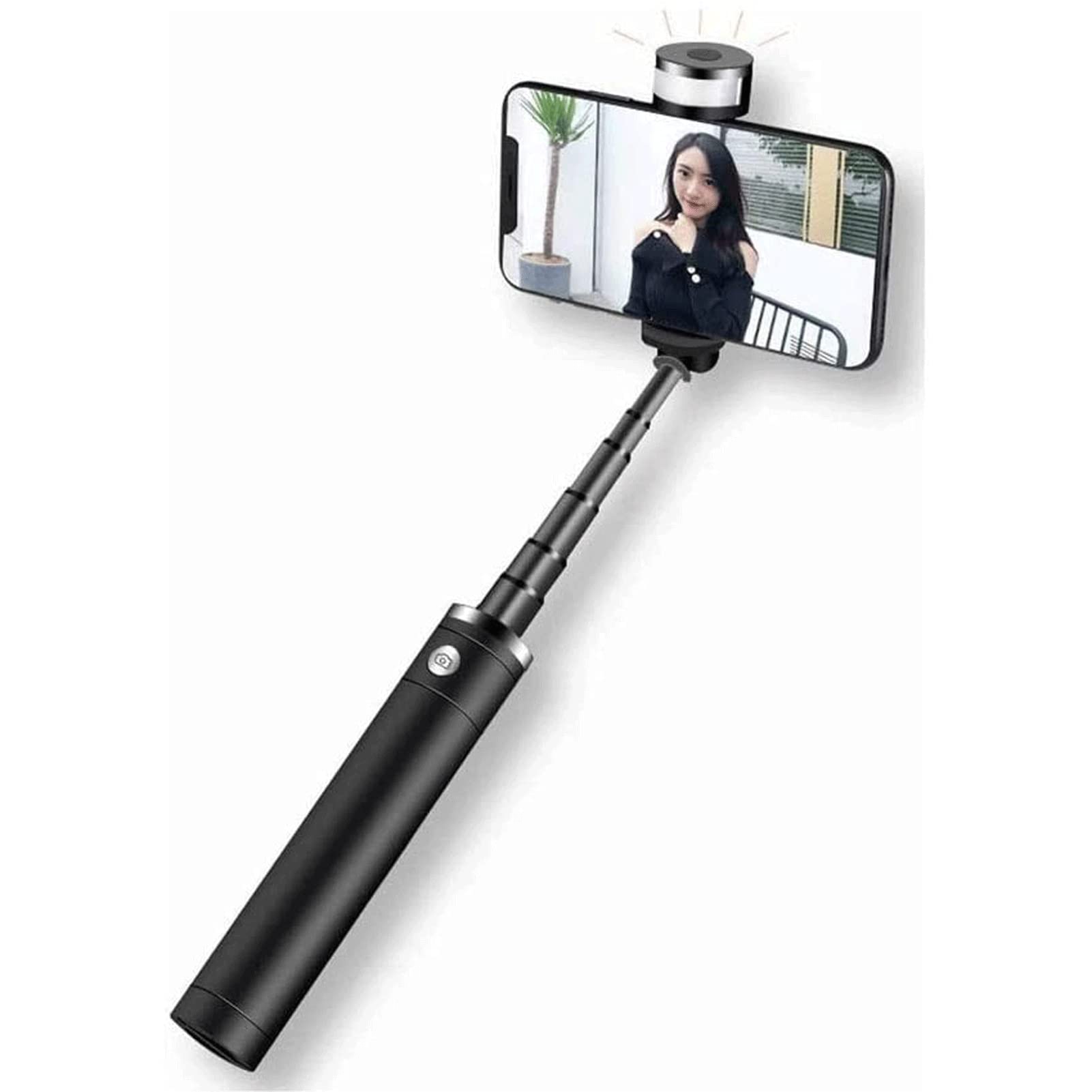 SSLCWL Selfie Stick Tripod with Wireless Remote - Portable, Lightweight & Extendable Phone Stand for iPhone, Android & Smartphones - Perfect for Travel, Vlogging & Group Photos