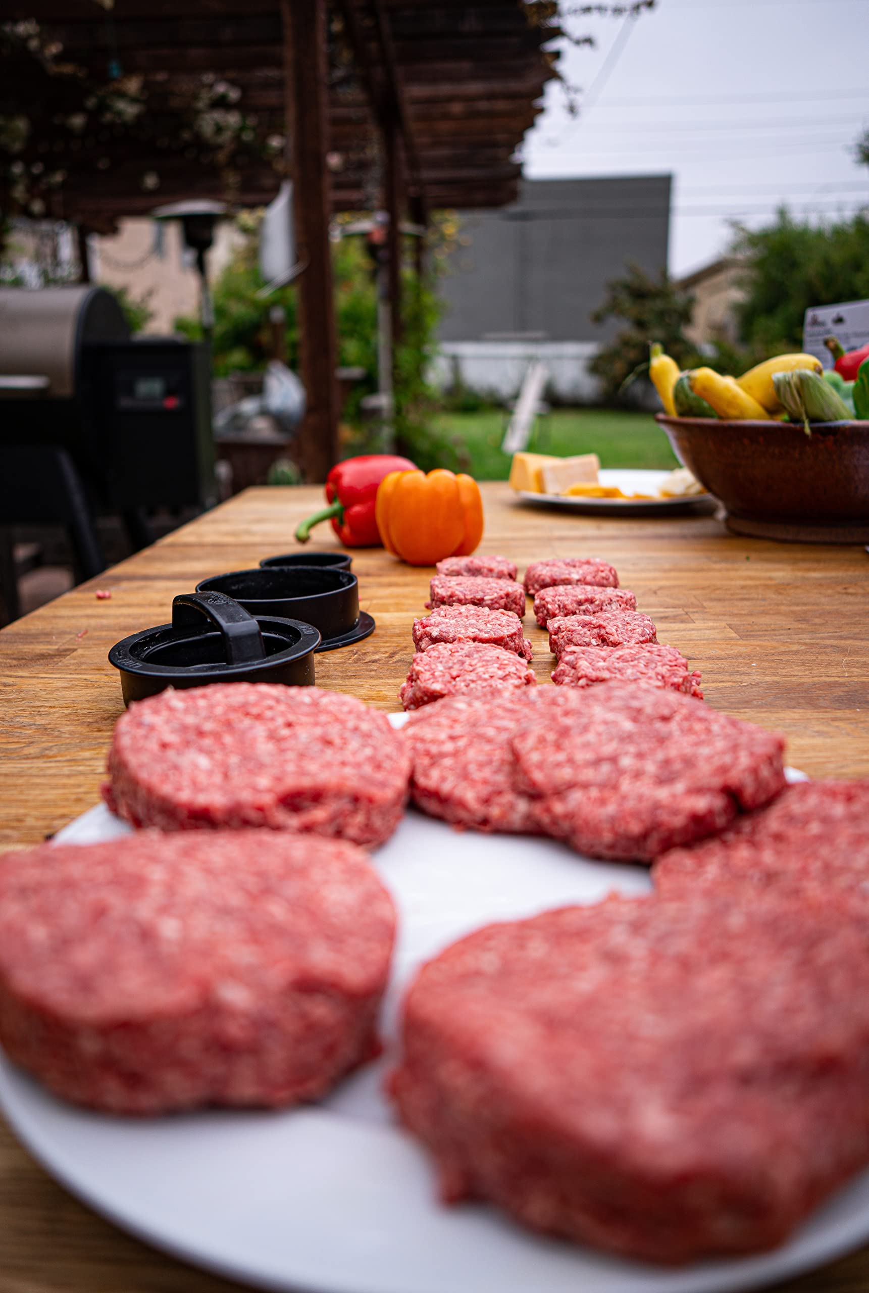 BBQ Dragon 3-in-1 Non-Stick Hamburger Patty Maker - Perfect for Sliders, Stuffed Burgers & Full-Sized Patties - Dishwasher Safe Burger Press Mold & Grill Accessory - Ideal for Backyard BBQs, Cookouts & Outdoor Cooking Parties