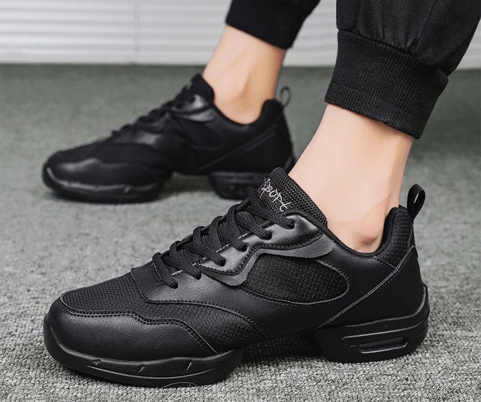 AOQUNFS Men's Latin Dance Shoes - Salsa, Practice, Competition & Casual Dance Sneakers, Style 201 - Perfect for Ballroom, Social Dancing & Performances