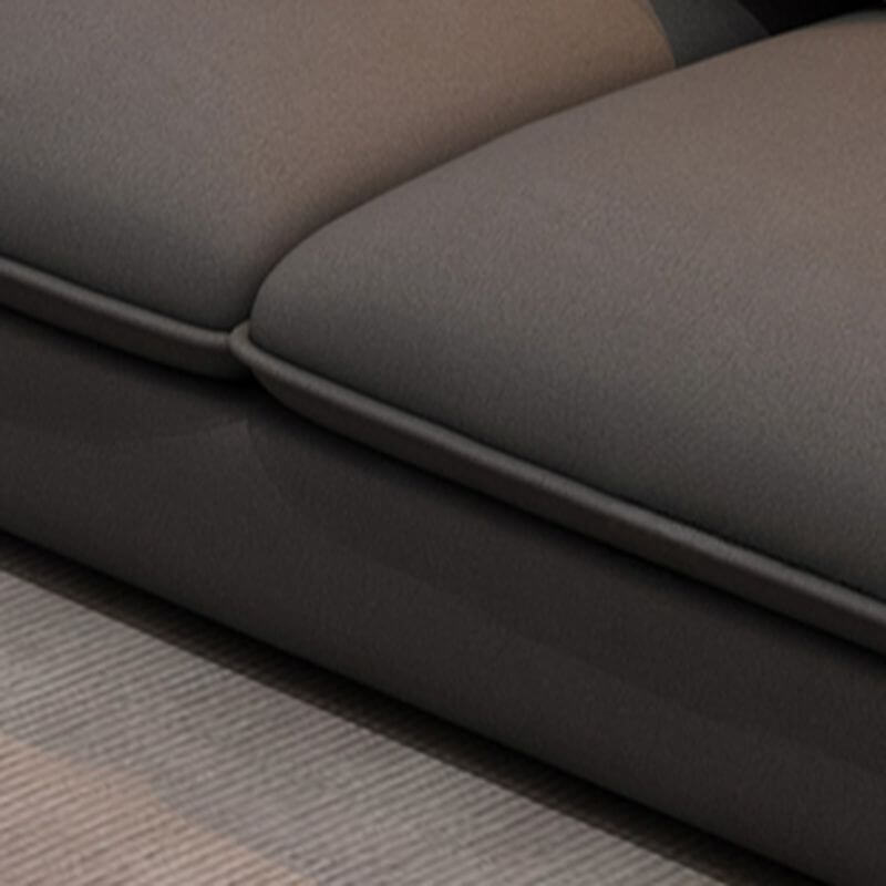 L-Shaped Sectional Sofa with Adjustable Headrest and Chaise Lounge - Perfect for Living Room, Home Theater, and Small Spaces