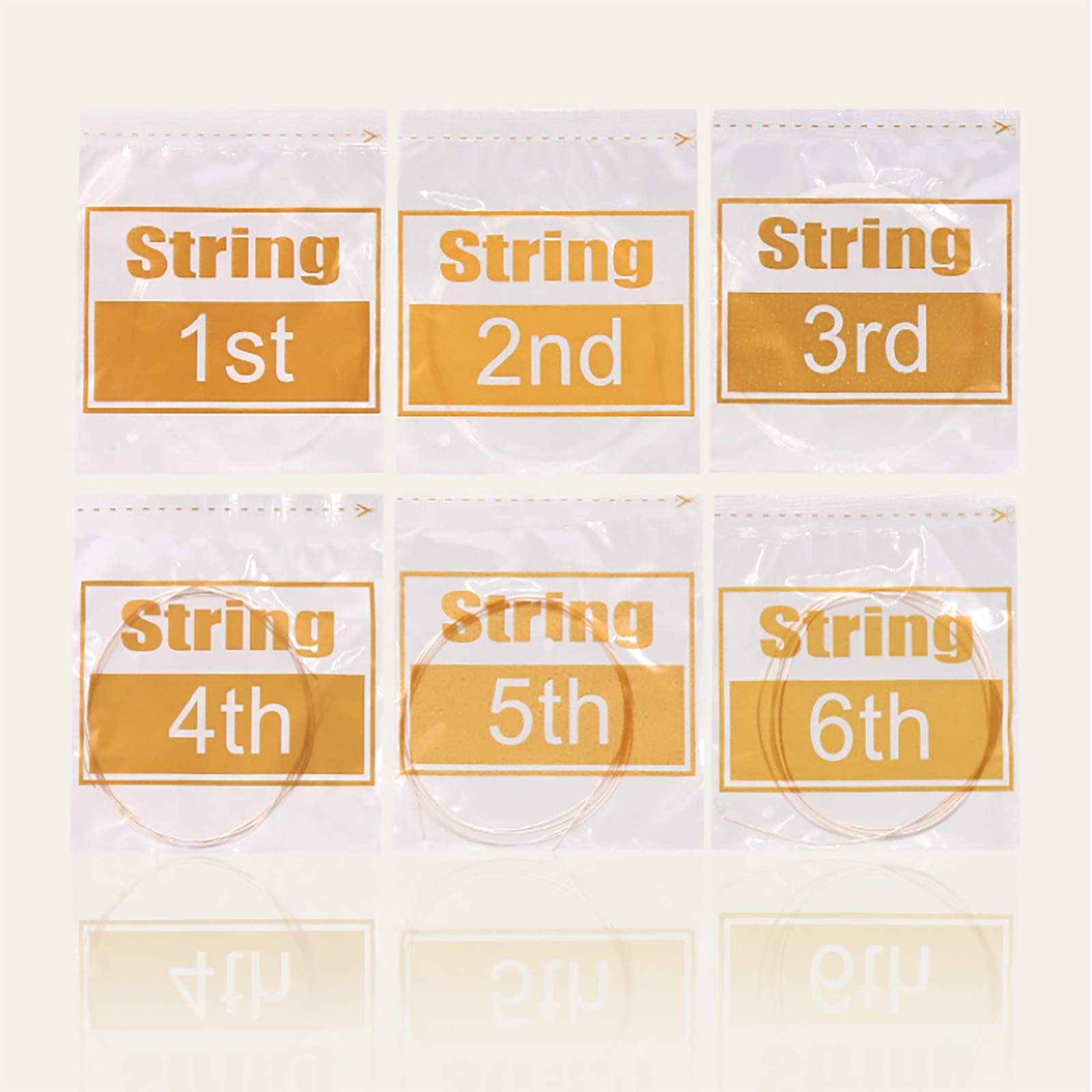 RAUYIVANY 3 Sets Classical Guitar Strings - Nylon Core, Clear Nylon DAE & Silver-Plated Copper Alloy Wound (.028-.043) for Acoustic & Flamenco Guitars - Perfect for Beginners & Professional Musicians