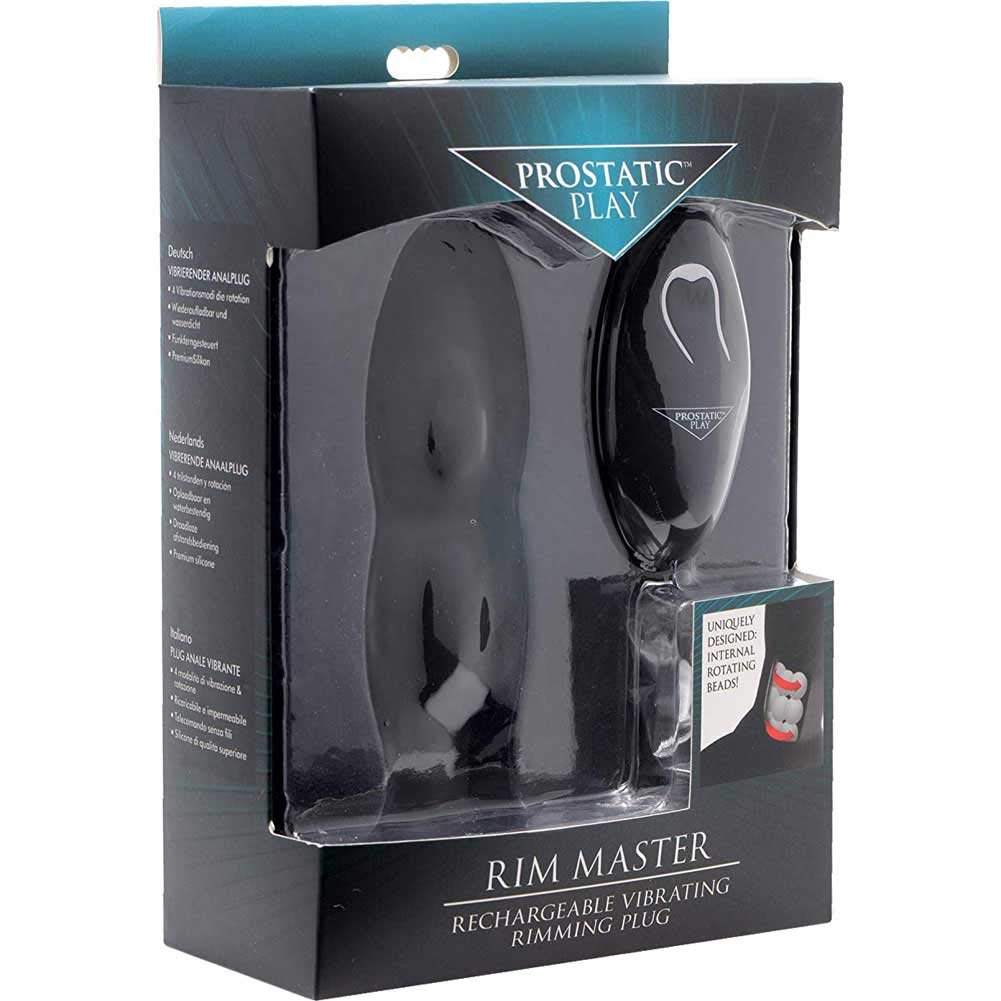 Rechargeable Vibrating Silicone Anal Plug for Men & Women - Black - XR-AF682 - Perfect for Couples Play, Solo Exploration & BDSM Scenes
