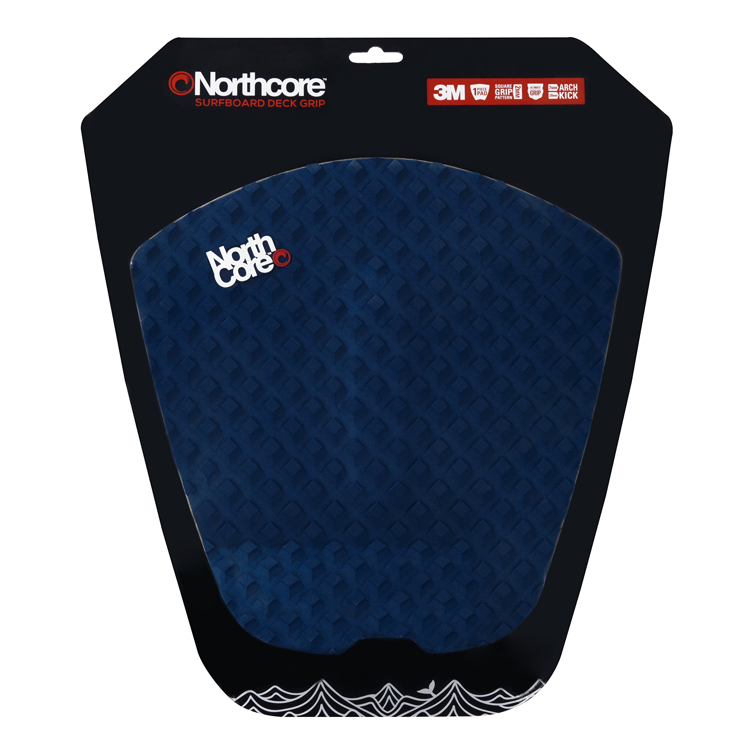 Northcore Ultimate Grip Deck Pad - Premium Non-Slip Surfboard Traction Pad for Enhanced Performance | Perfect for Surfing, Paddleboarding & Water Sports