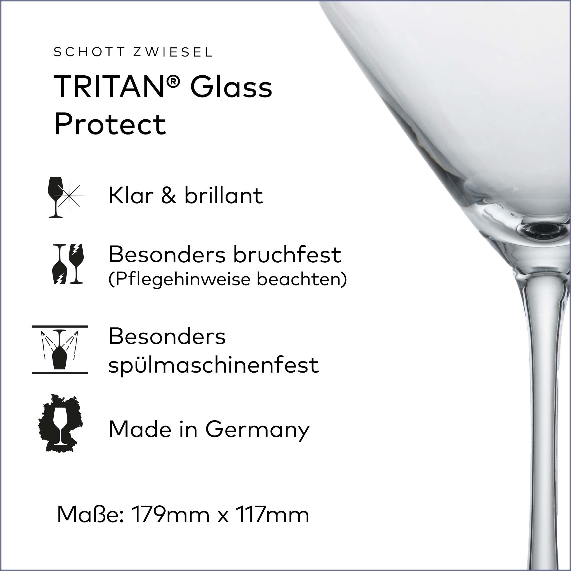 Premium Schott Zwiesel CC685 Classico Martini Glasses Set - 6 Pack (270mL Each) - Crystal Clear Cocktail Glasses for Martinis, Cosmopolitans & Elegant Home Bar Entertaining