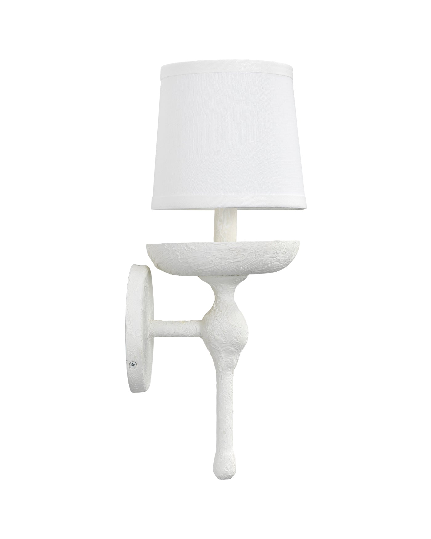 Concord White Wall Sconce Light Fixture - Elegant Indoor Lighting for Living Room, Bedroom, or Hallway