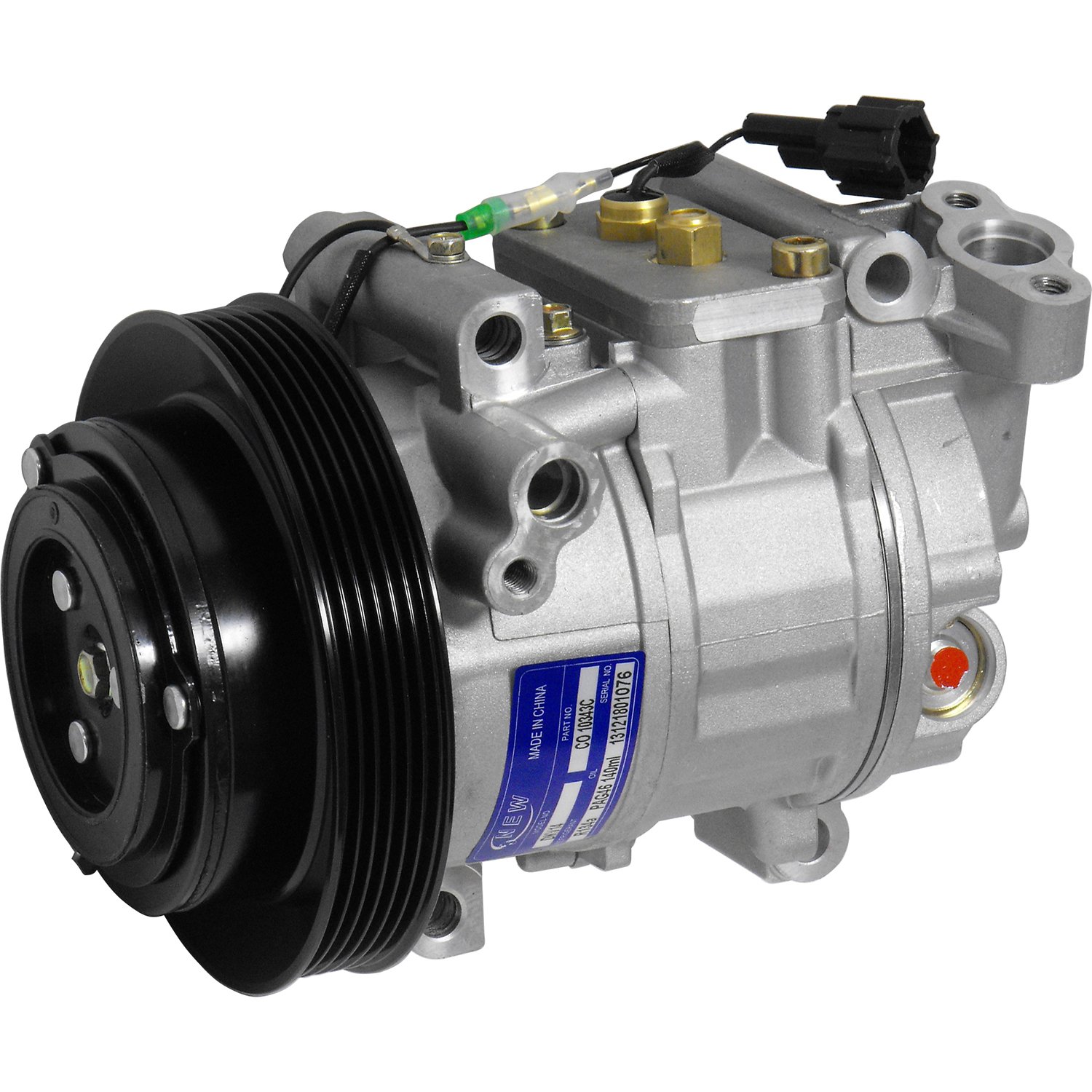 UAC CO 10343C AC Compressor Replacement - High Performance Auto Air Conditioning Compressor for Smooth Cooling | Perfect for Car AC Repair & Maintenance