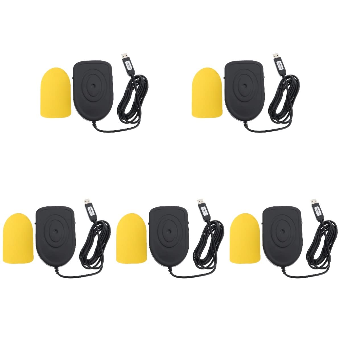 Mobestech 2-Pack USB Gaming Foot Pedal - Programmable Foot Switch for PC Gaming, Transcription, Video Editing & Live Streaming (Perfect for Fortnite, Photoshop & OBS)