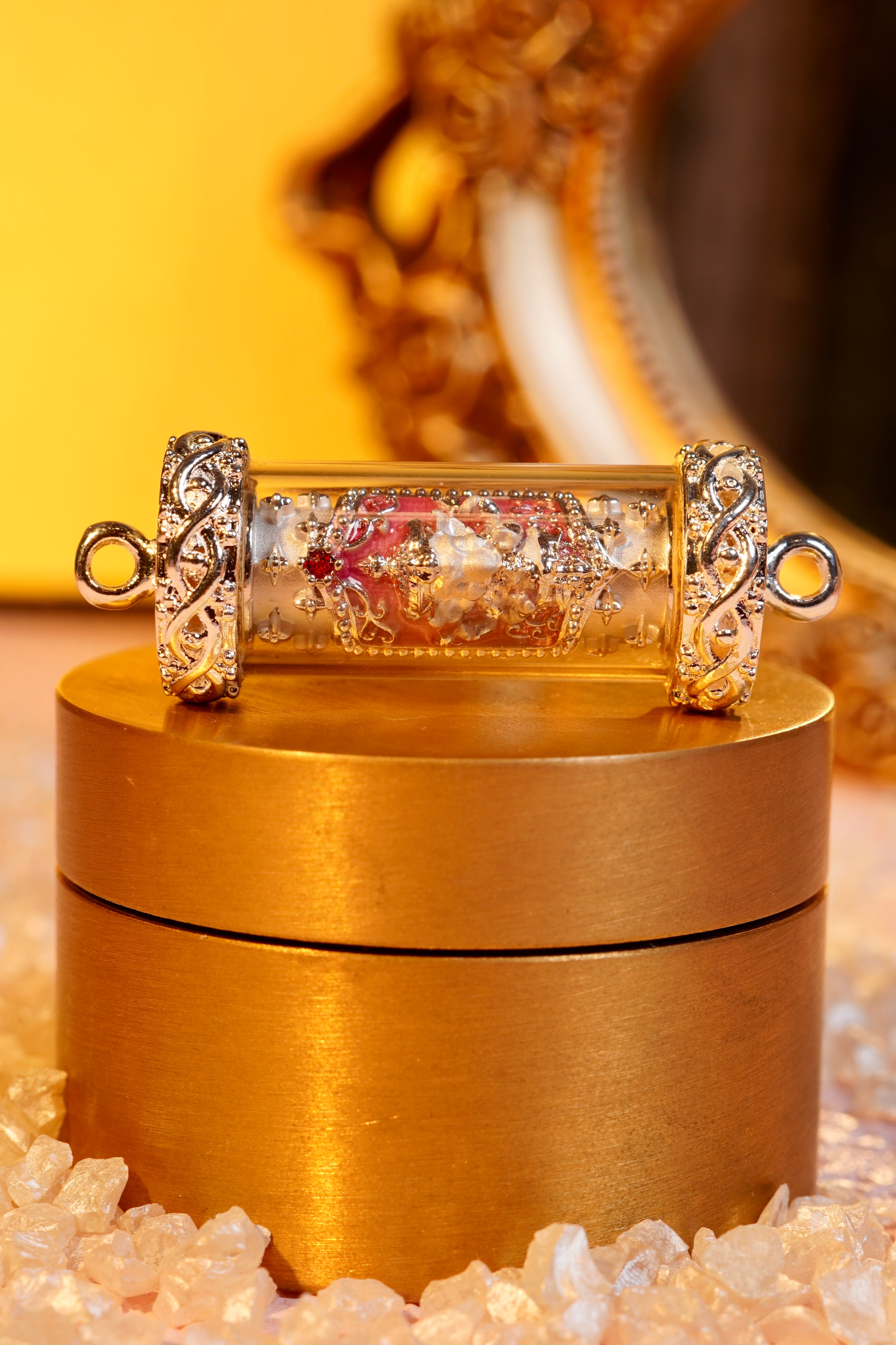 Ganesha Takrud Amulet - Authentic Thai Buddhist Talisman for Luck & Protection | Perfect for Home Altar, Meditation & Spiritual Blessings