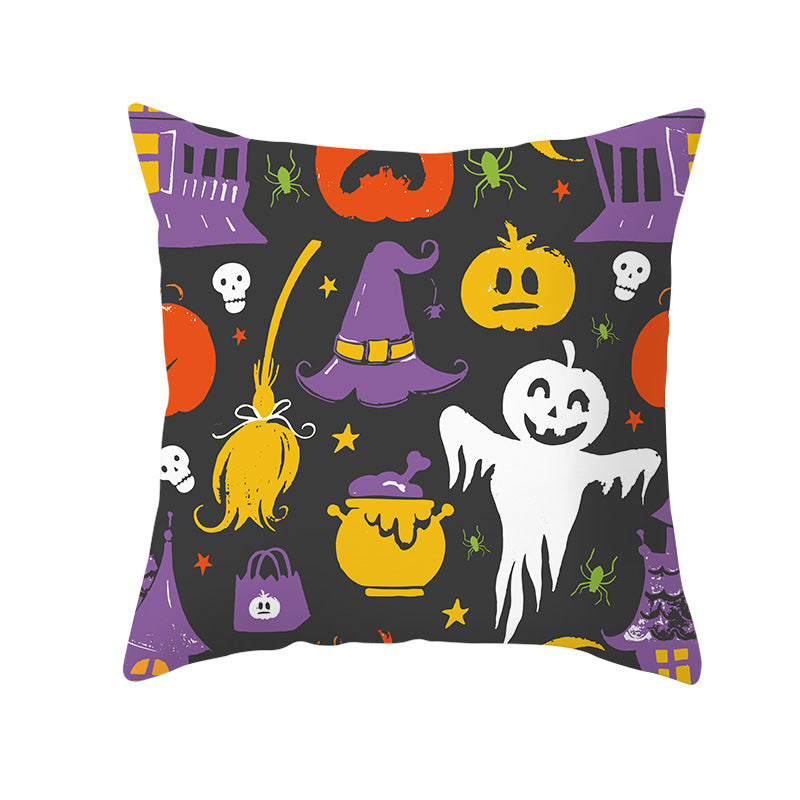 Spooky Halloween Pillowcase - Soft & Comfortable Decorative Pillow Cover for Halloween Decorations - Perfect for Home, Party, and Seasonal Decor