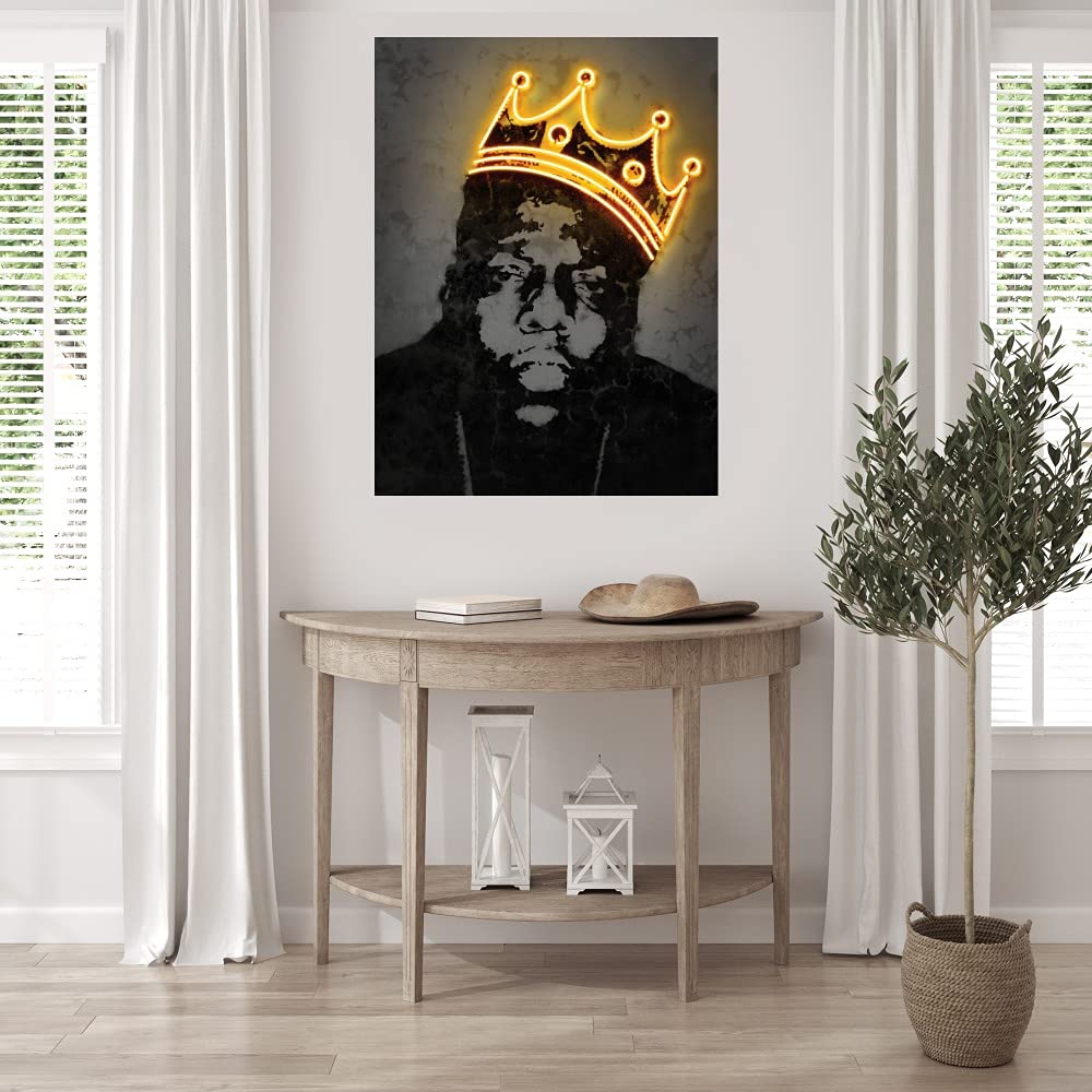 Premium Fine Art Canvas Wall Decor by Artist Octavian Mielu - Large 24x32 Inch Ready-to-Hang Painting for Living Room, Bedroom, Office & More - Perfect for Home Decor, Housewarming Gifts & Interior Design