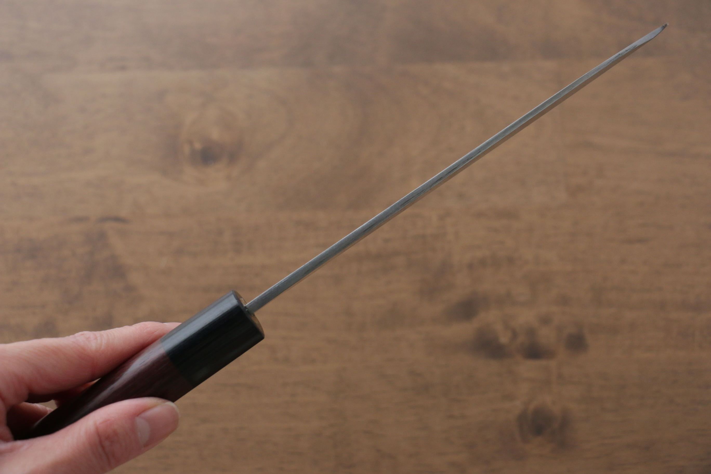 Jikko White Steel No.2 Kamagata Usuba Japanese Chef Knife 165mm with Premium Shitan Handle - Perfect for Sushi, Vegetables & Precision Cutting