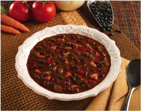 Bistro Soups® Cuban Black Bean with Sausage - 16 lbs (4 Bags x 4 lbs) | Authentic Cuban Recipe | Ready-to-Eat Meal for Camping, Office Lunch & Quick Dinners