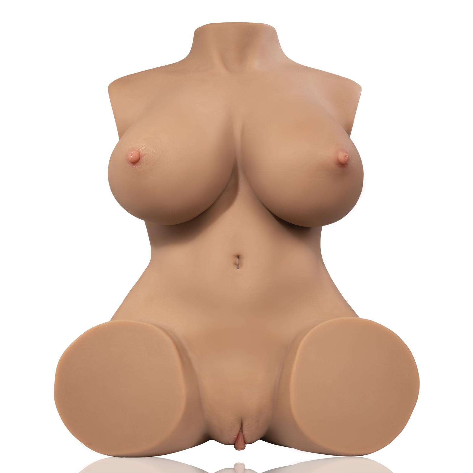 TANTALY Britney 2.0 Realistic Sex Doll for Men - 27.3LB Lifelike Adult Toy with Big Breasts & Butt, 3-in-1 Masturbator with Tight Vaginal & 3D Texture - Perfect for Solo Play, Discreet Storage, and Enhanced Pleasure (Wheat Color)