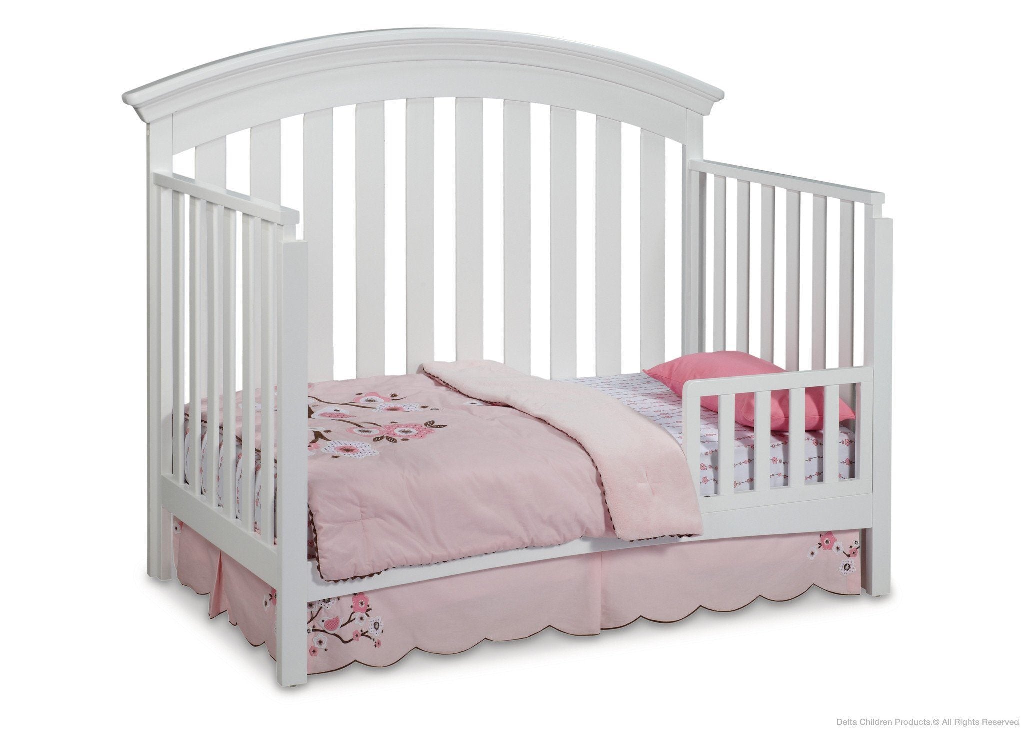 Bentley 4-in-1 Convertible Baby Crib with Toddler Bed, Daybed & Full-Size Bed Conversion - Perfect for Nursery, Bedroom & Guest Room