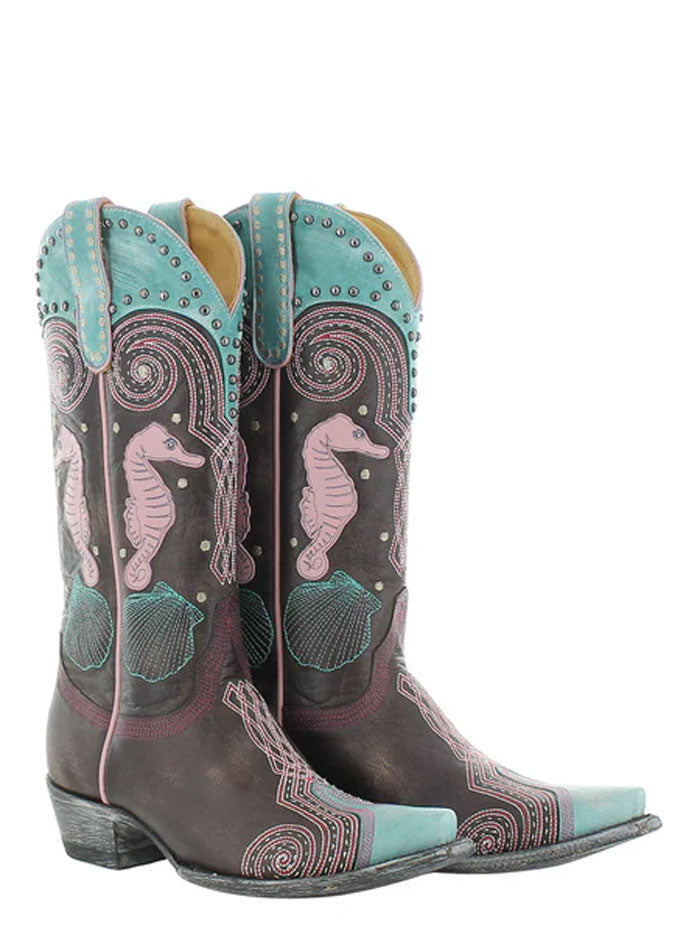 Old Gringo L4118 Women's Western Leather Boots - Chocolate Brown Cowboy Boots for Country Dancing, Rodeo & Casual Wear