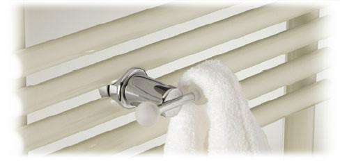 Runtal Neptune Double Robe Knob - Elegant Bathroom Hardware for Towel Racks & Robe Hooks - Perfect for Spa, Master Bath, and Luxury Home Decor