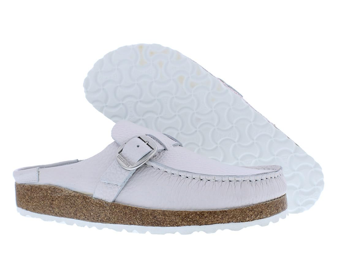 Birkenstock Women's Moccasin Slippers - Soft Leather House Shoes for Indoor & Outdoor Comfort - Perfect for Relaxing at Home, Running Errands, and Casual Wear