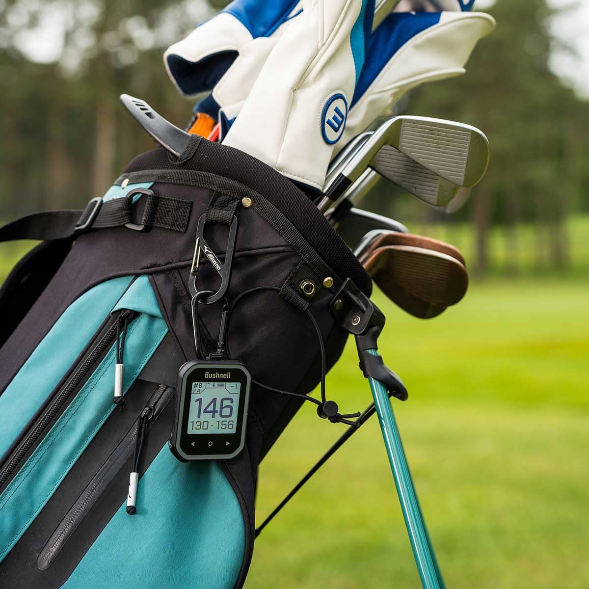 Bushnell Phantom 3 (Green) Slope Golf GPS Handheld Bundle - Touchscreen, Auto Course & Hole Recognition, Score Entry - Includes PlayBetter Portable Charger, Belt Clip & Carabiner - Perfect for Golf Tournaments, Practice & Outdoor Adventures