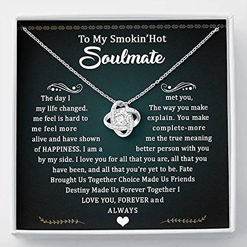 Love Knot Pendant Necklace for Soulmate - Birthday, Christmas Gift