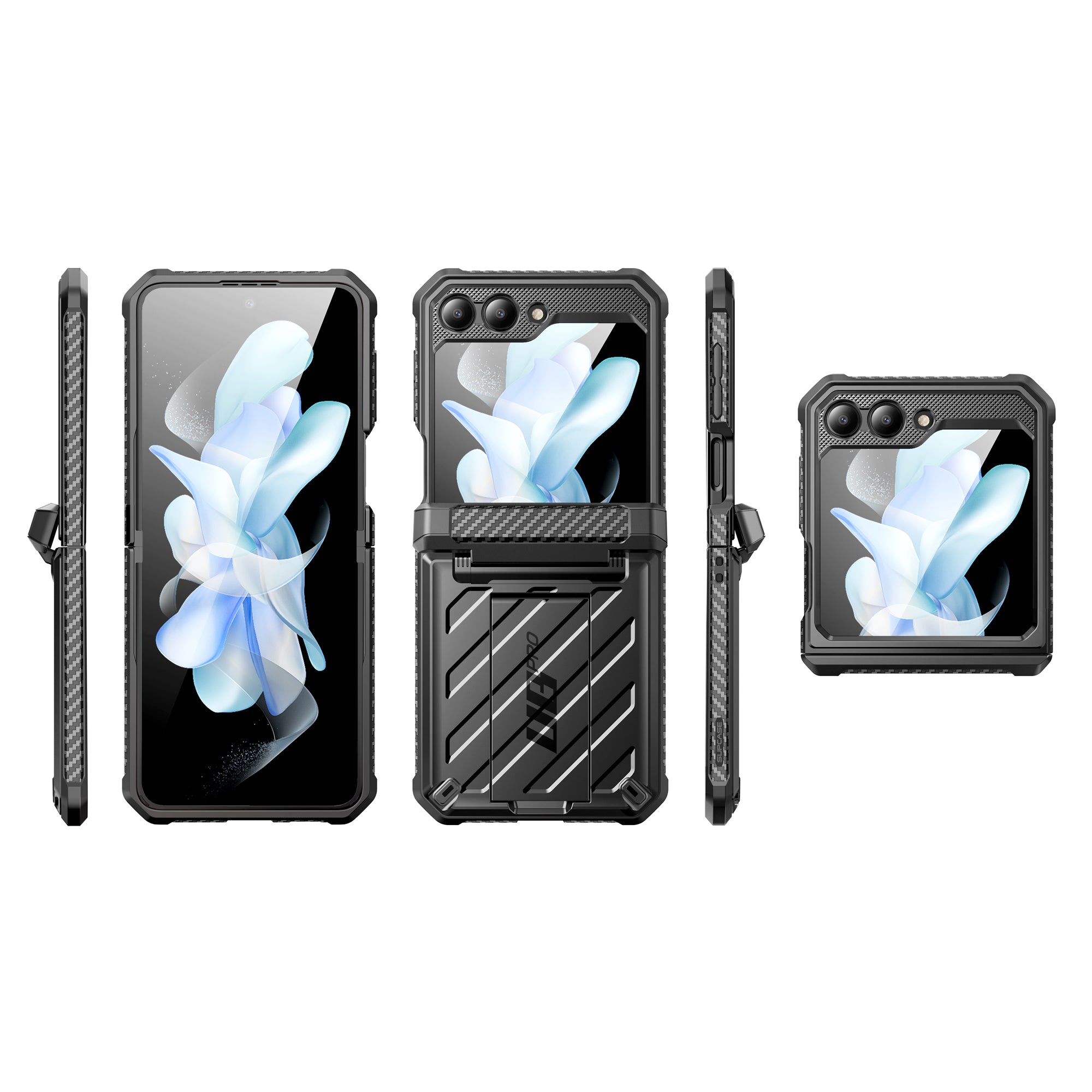 Samsung Galaxy Z Flip5 Unicorn Beetle PRO Heavy Duty Rugged Case with Belt Clip - Shockproof Protective Cover for Everyday Use, Outdoor Activities & Work Scenarios