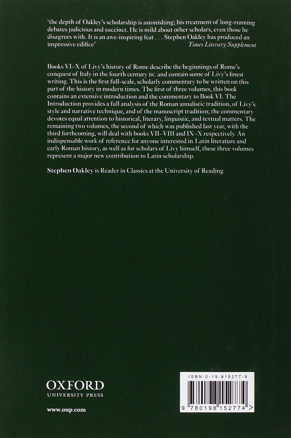 Historical Analysis of Livy's Books VI-X - Ancient Roman History Study Guide for Scholars & Students | Perfect for Academic Research & Classics Courses