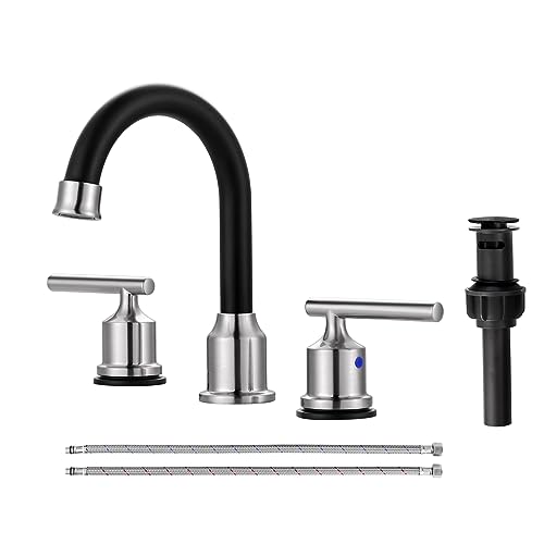 Brushed Nickel and Black