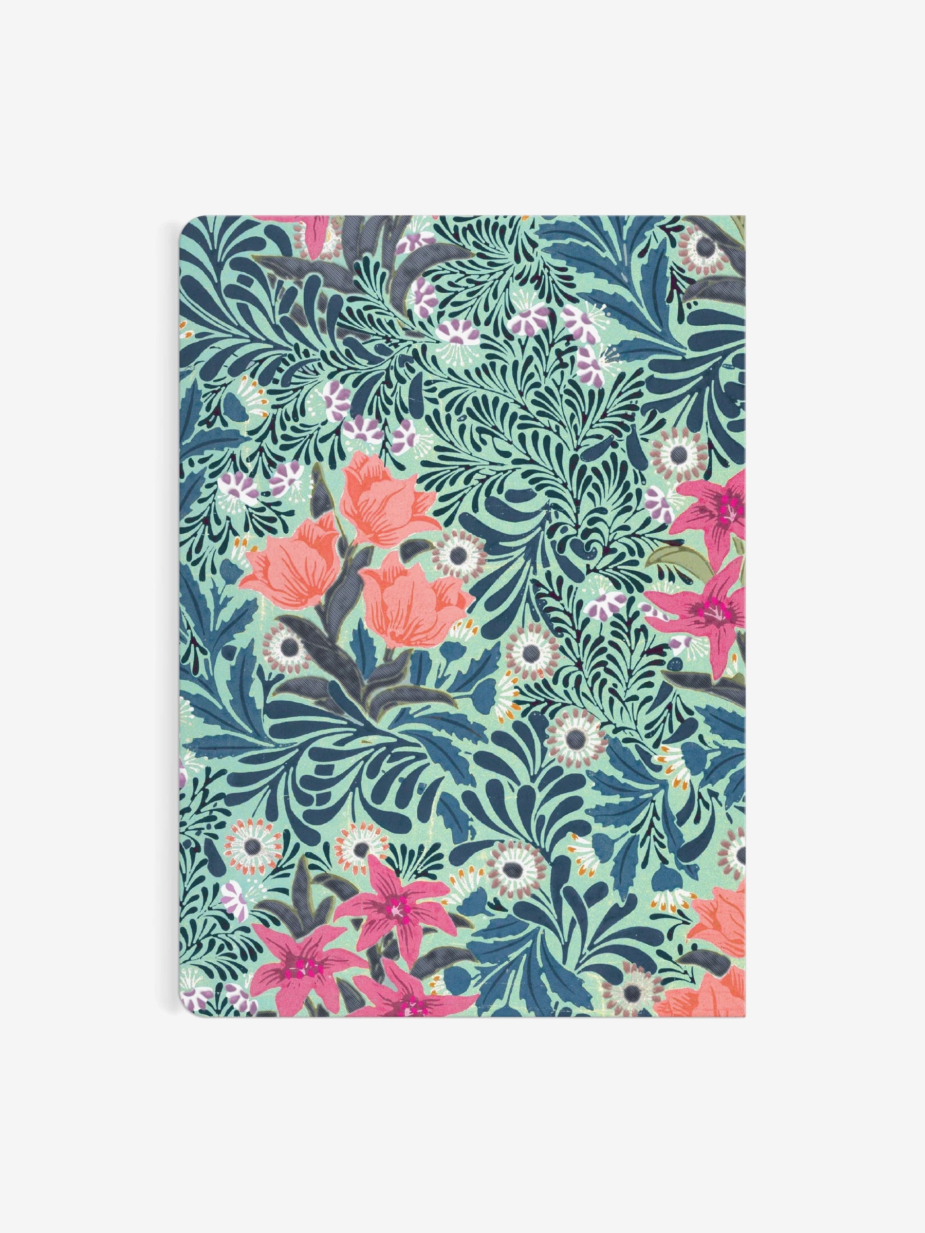 William Morris Handmade Embroidered Journal - Vintage Floral Notebook for Writing, Sketching & Gift Giving - Perfect for Journaling, Travel & Creative Inspiration