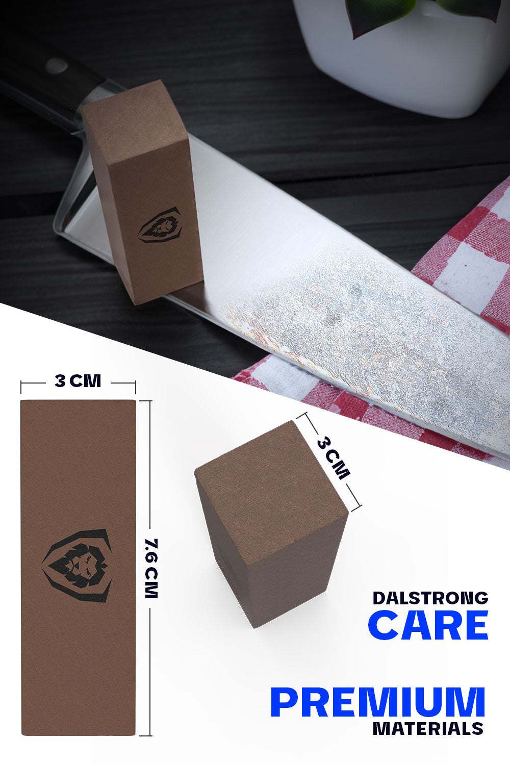 Dalstrong Rust Eraser - High-Quality Stainless Steel Rust Remover Tool for Knives, Tools & Cookware | Perfect for Kitchen, Workshop & Outdoor Use