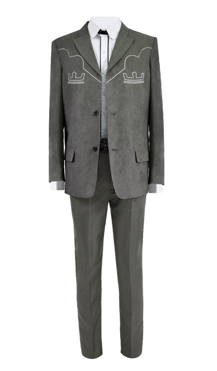 Men's Far Cry 5 Joseph Seed Boss Costume Set - Gray Shirt, Belt & Glasses (US Size S) | Halloween Cosplay, Video Game Party Outfit