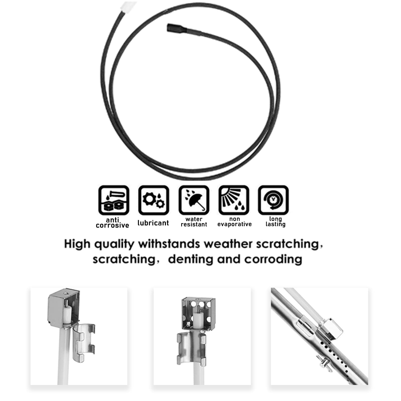Charbroil Performance 4 Burner Grill Replacement Parts - Compatible with Models 463342119, 463342118, 463332718, 463347017, 463376519 - Durable Gas Grill Repair Kit for Outdoor BBQ & Backyard Cooking