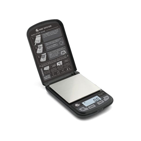 Rhino Coffee Gear Pocket Dosing Scale - 1kg Capacity Digital Coffee Scale for Espresso, Pour Over & French Press - Portable Barista Tool for Home & Professional Use