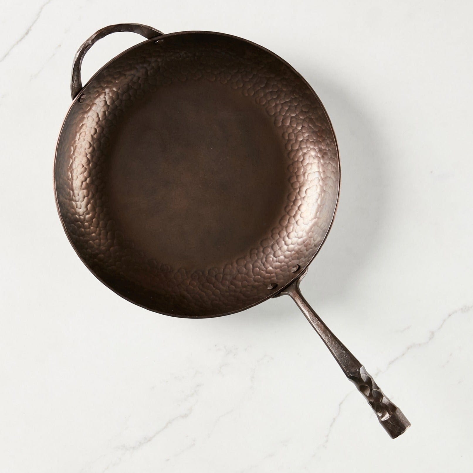 Smithey Deep Farmhouse Carbon Steel Skillet 12 Inch - Premium USA Made Cookware for Professional Chefs & Home Cooking | Perfect for Searing, Frying & Oven Use