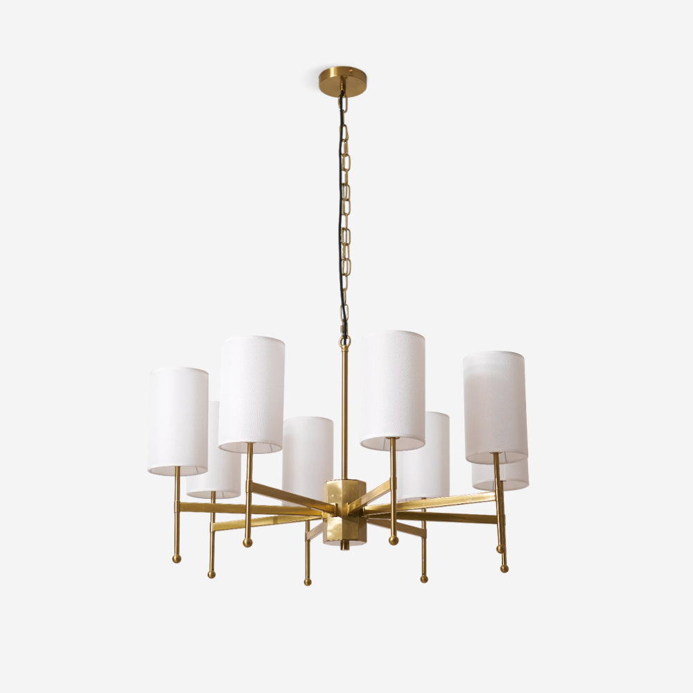 Elegant Rhodes Crystal Chandelier - Modern Ceiling Light Fixture for Dining Room, Living Room & Bedroom | Energy Efficient LED Lighting for Home Decor