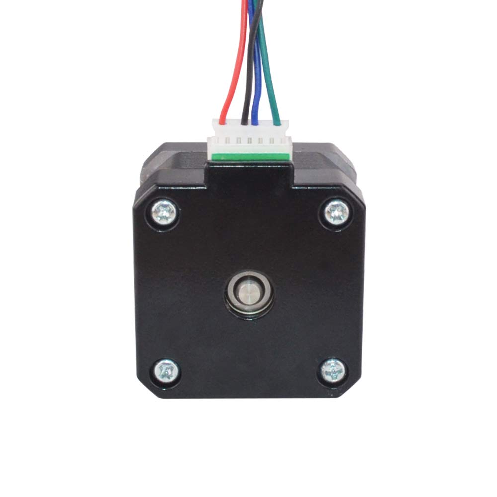 Nema 17 Pancake Stepper Motor 28.33oz-in 1.2A 30mm Bipolar 1.8 Degree 4-Lead for 3D Printer, CNC Machine, Extruder - High Torque Compact Motor for DIY Robotics, Automation & Precision Motion Control