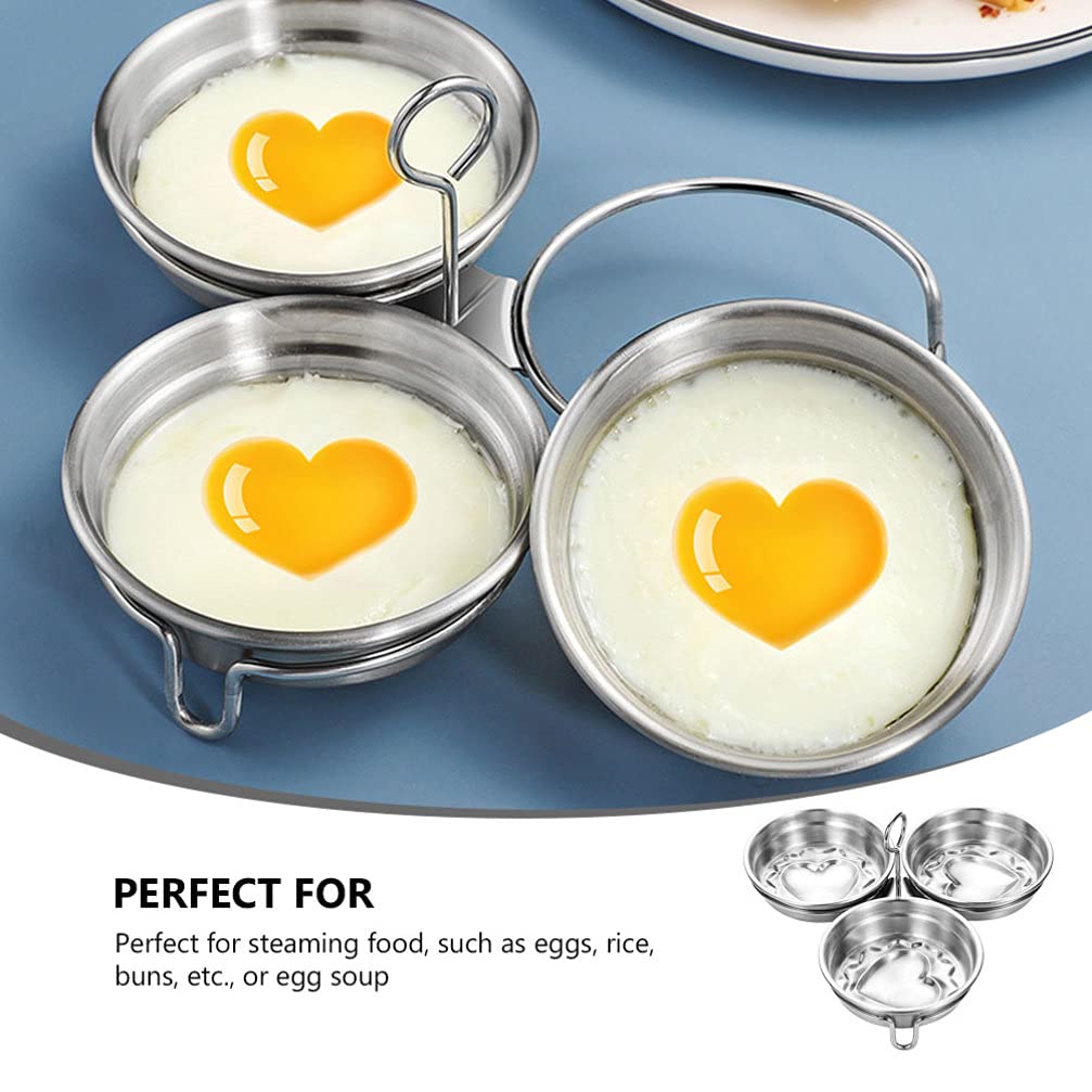 Stainless Steel Egg Cooking Cups - 1pc Steamed Egg Bowl for Omelet & Microwave - Multi-Functional Kitchen Tool for Breakfast, Baking & Meal Prep