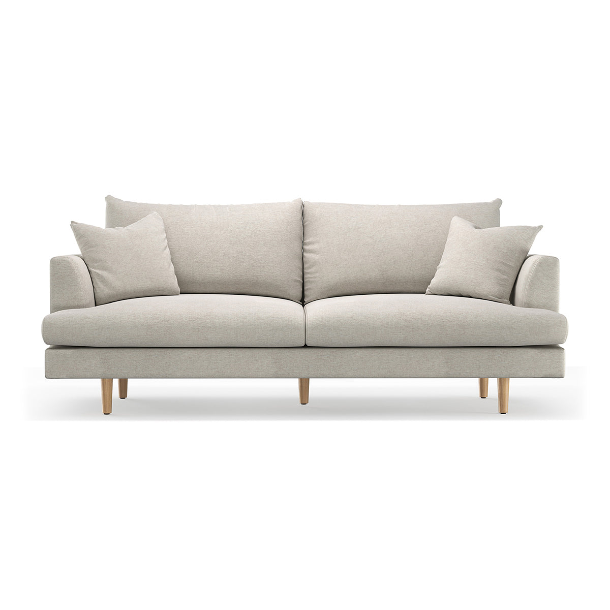 Byron Fabric 3-Seater Sofa - Comfortable Modern Living Room Couch for Small Spaces | Perfect for Apartments, Dorms & Cozy Homes