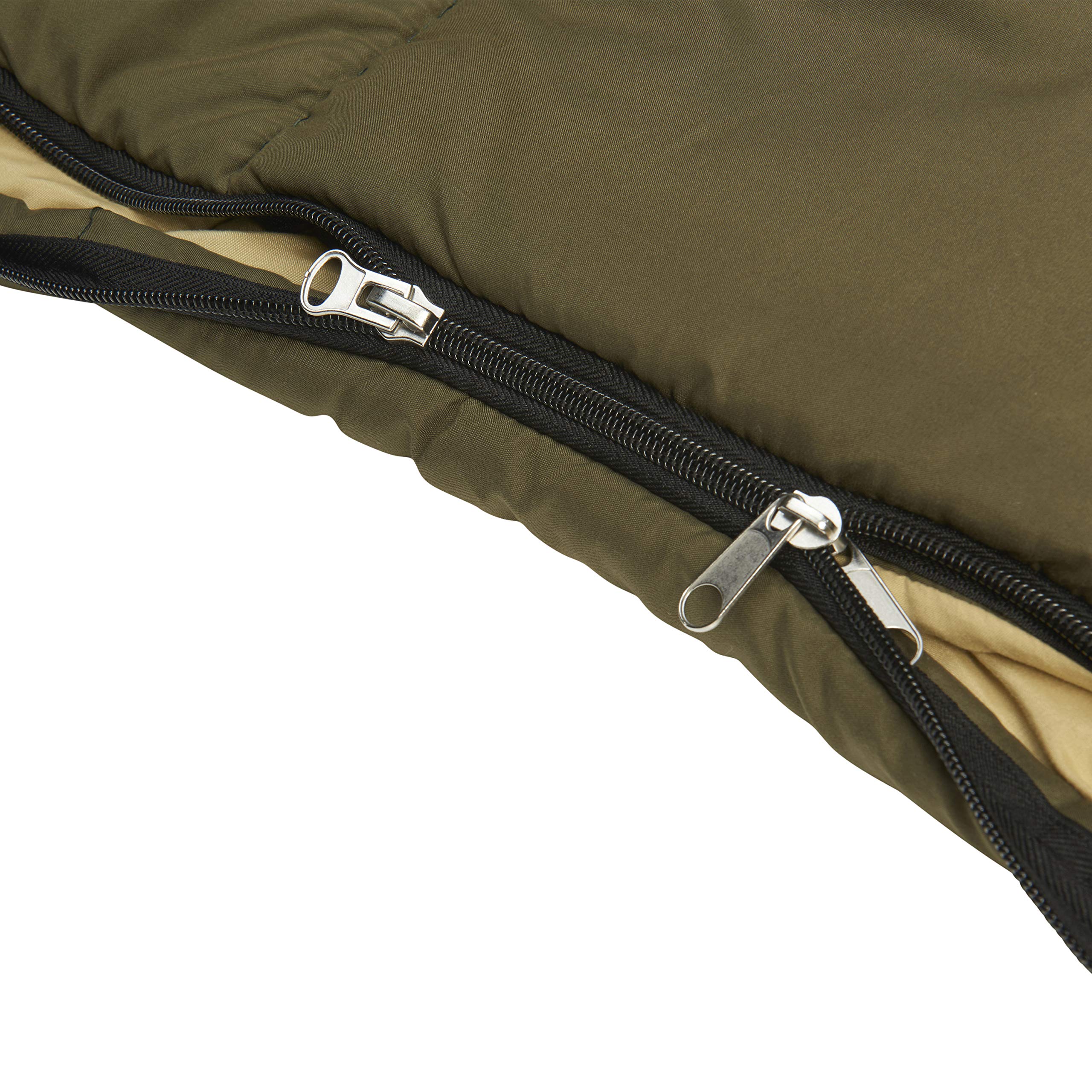 Slumberjack Middle Fork Sleeping Bag for Adults - Lightweight & Durable, Made in USA with Stuff Sack - Perfect for Camping, Hiking & Backpacking Adventures