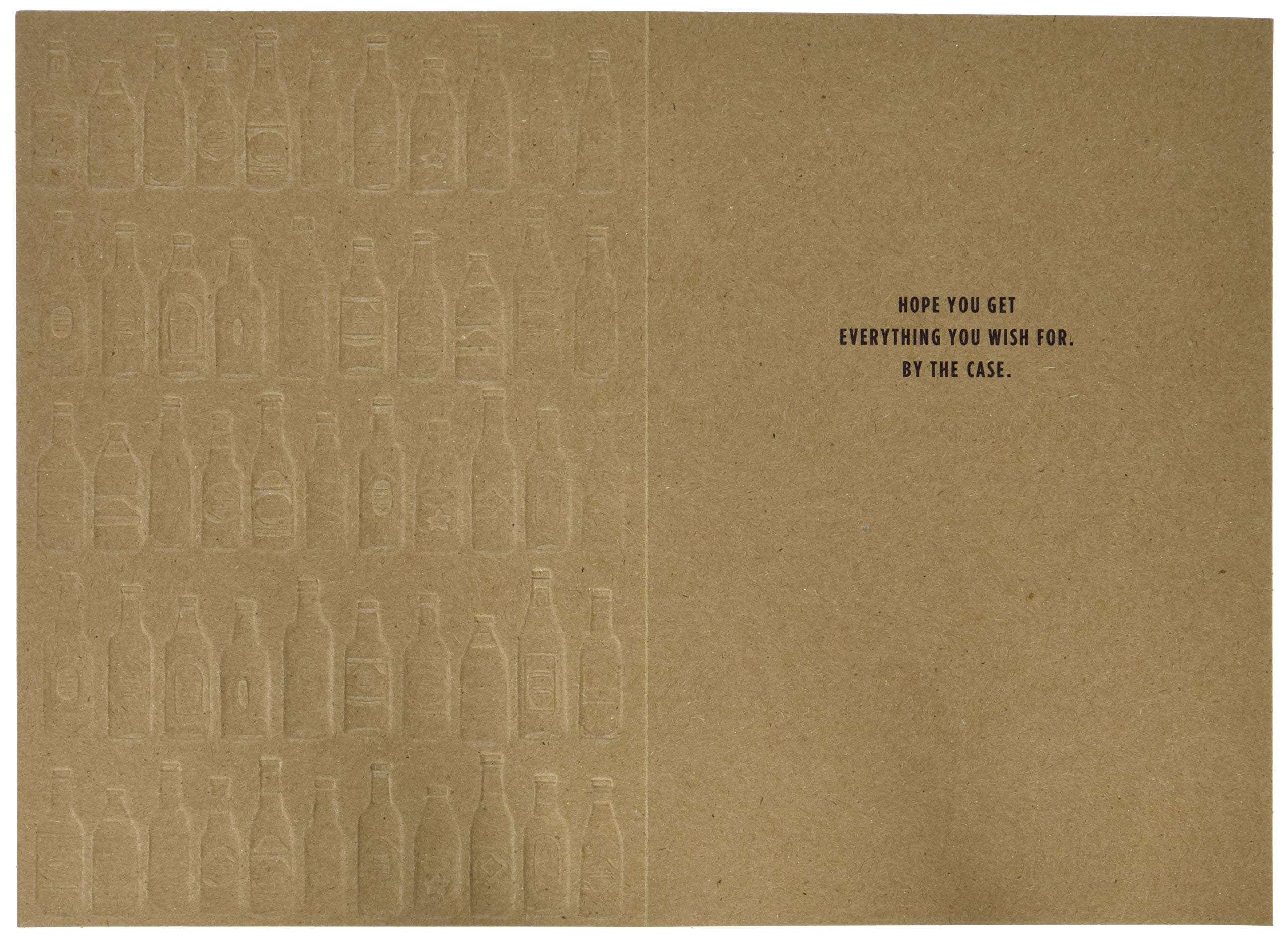 Funny Beer Bottles Birthday Card for Men - Unique Humorous Greeting Card for Beer Lovers, Best Friend Gifts - Perfect for Birthday Parties, Celebrations & Gag Gifts