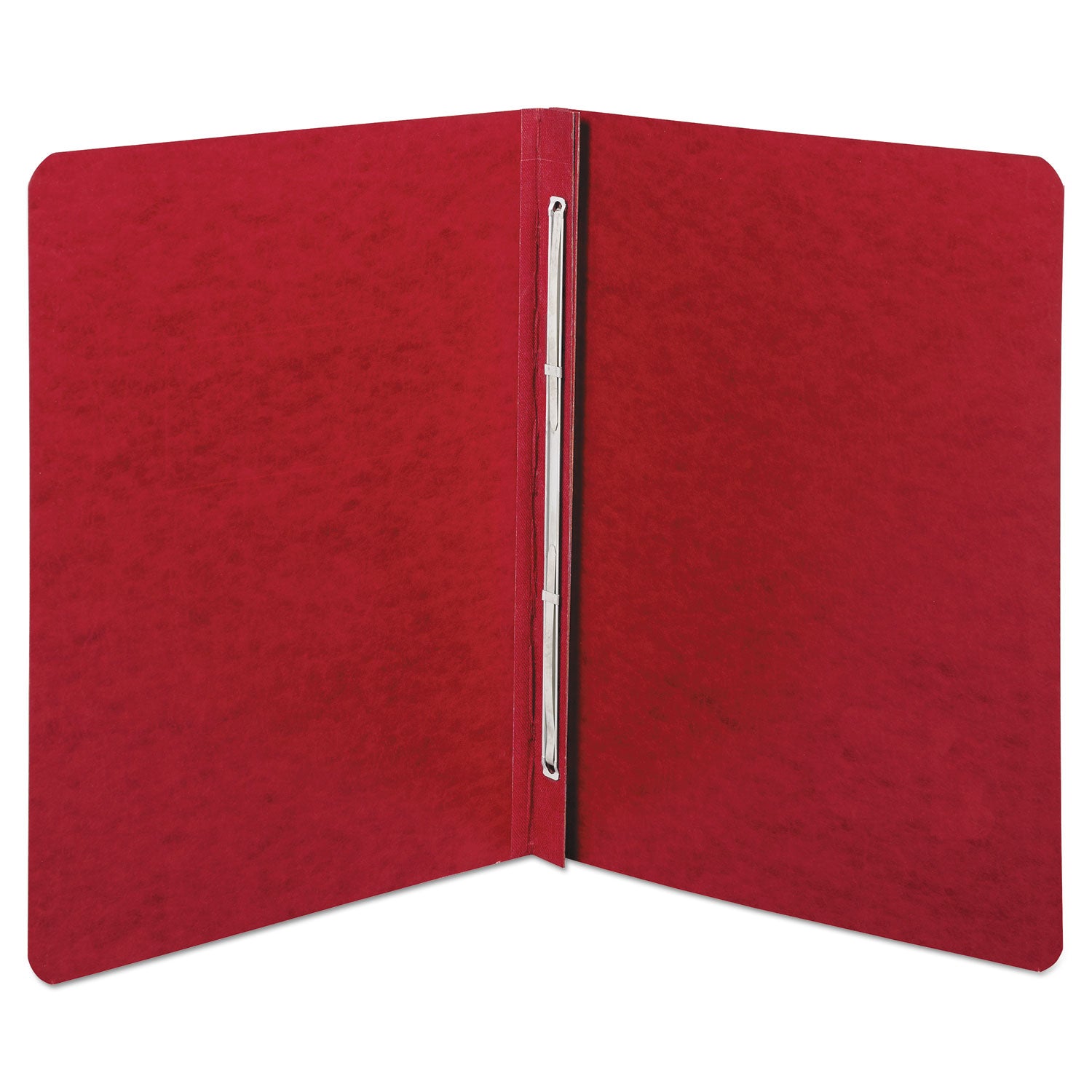 ACCO Presstex 3-Ring Report Cover with Tyvek Reinforced Hinge & Two-Piece Prong Fastener - 8.5 x 11 Inches, Executive Red - Perfect for Office Presentations, School Reports & Professional Documents