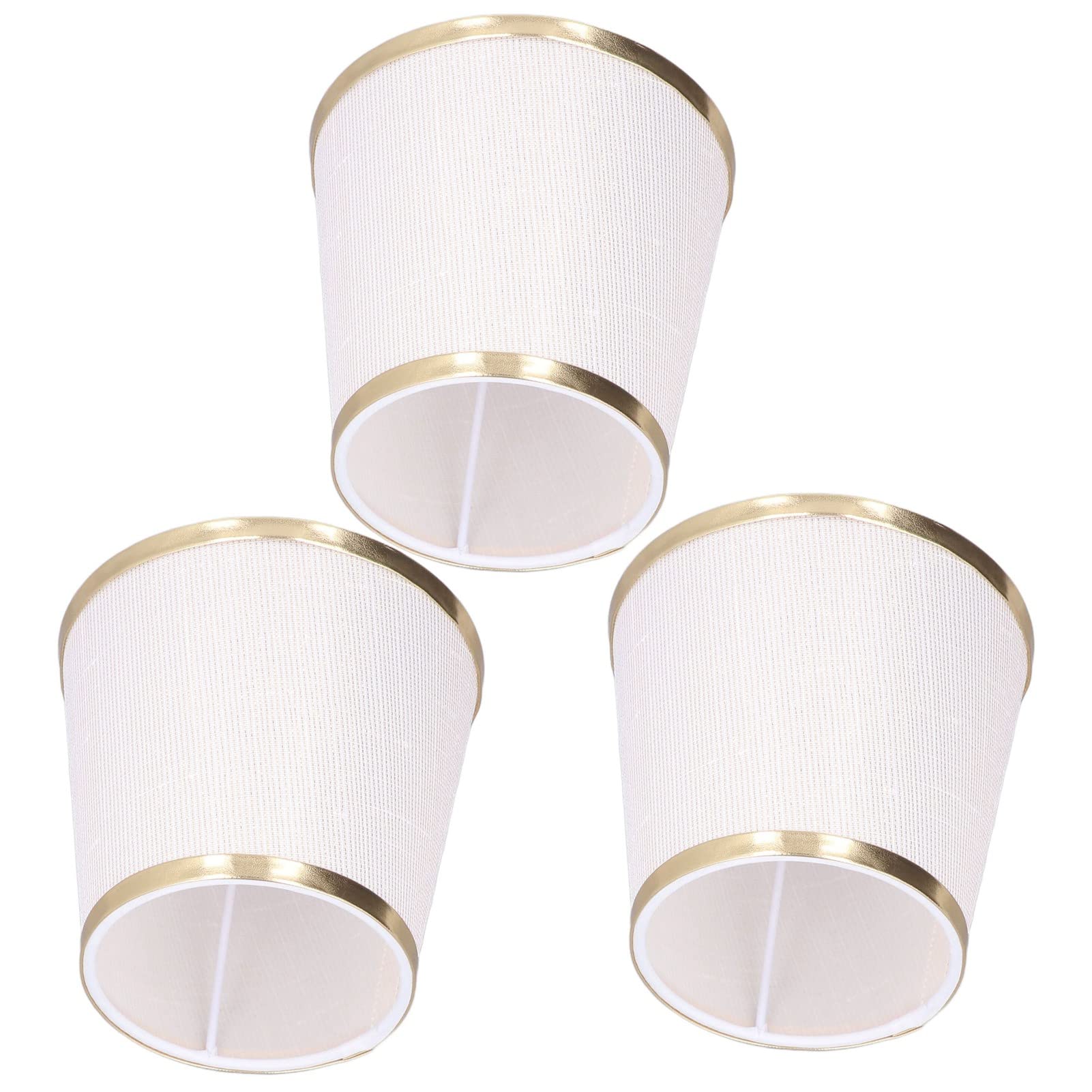 3PCS E14 Fabric Lamp Shades for Ceiling Lights, Table Lamps & Wall Lights - Soft Lighting for Living Room, Bedroom & Home Decor