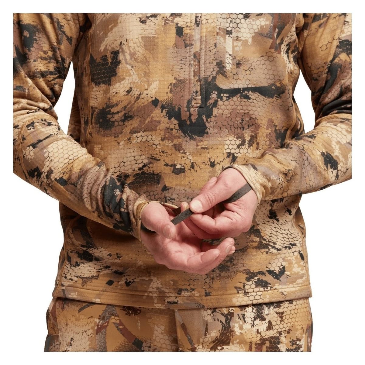 SITKA Gear Men's Grinder Hunting Layering Hoody - Lightweight Camo Jacket for Cold Weather & Outdoor Adventures - Perfect for Hunting, Hiking & Camping