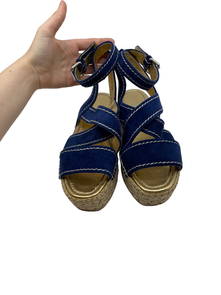 Prada Crisscross Suede Espadrille Sandals - Women's Size 38 (US 8) | Luxury Designer Summer Shoes for Beach, Vacation & Casual Outfits