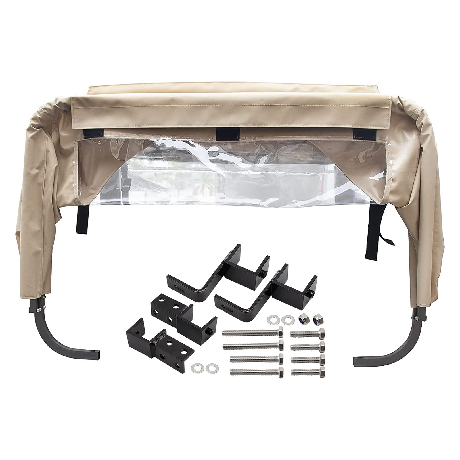 Universal Rear Bag Rain Cover Kit for Golf Carts - Waterproof Protection for Golf Bags & Clubs - Perfect for Rainy Days & Outdoor Golfing