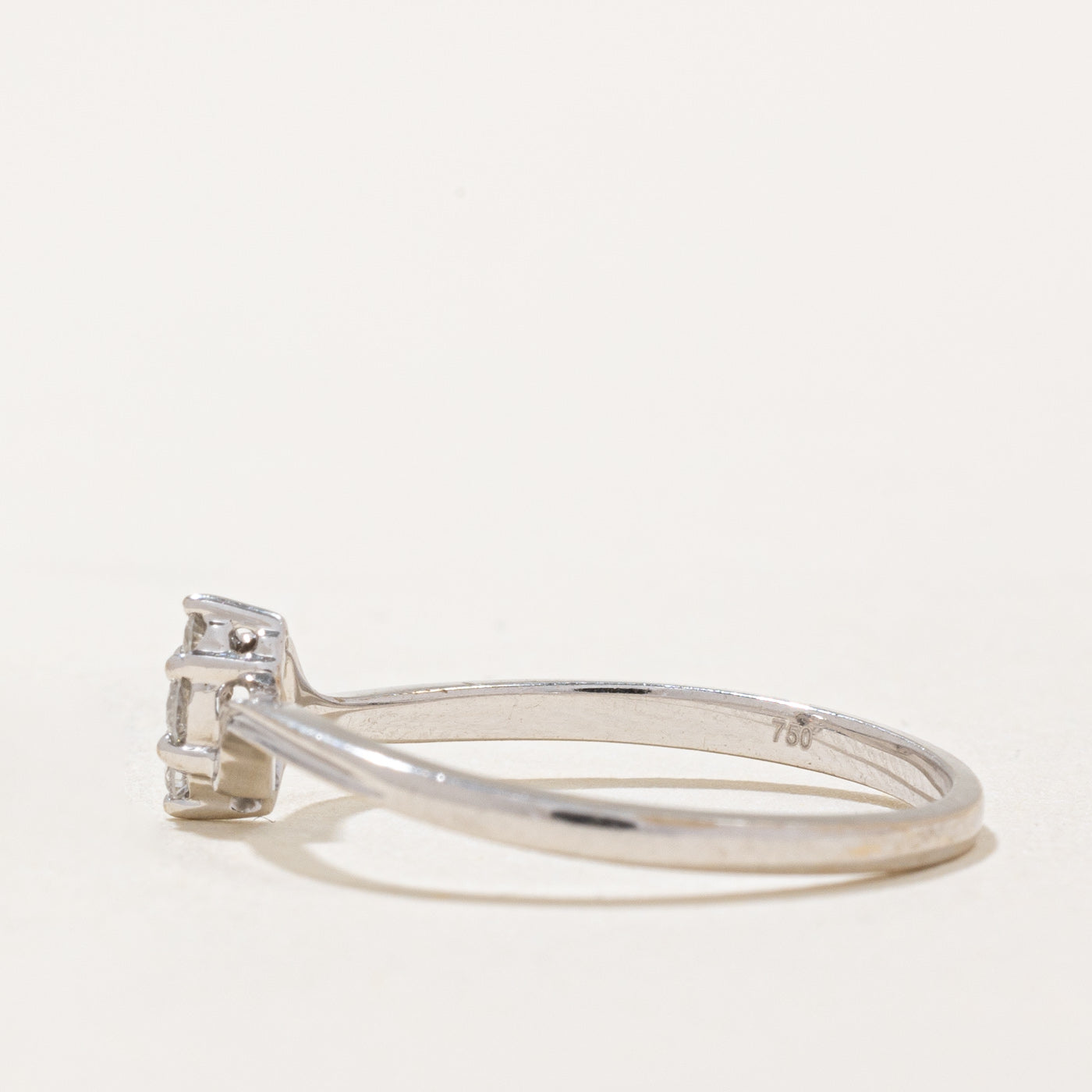 0.07ctw Marquise Diamond Ring - Size 7.25 | Elegant Wedding Band, Anniversary Gift for Her | Perfect for Engagement, Proposals & Special Occasions