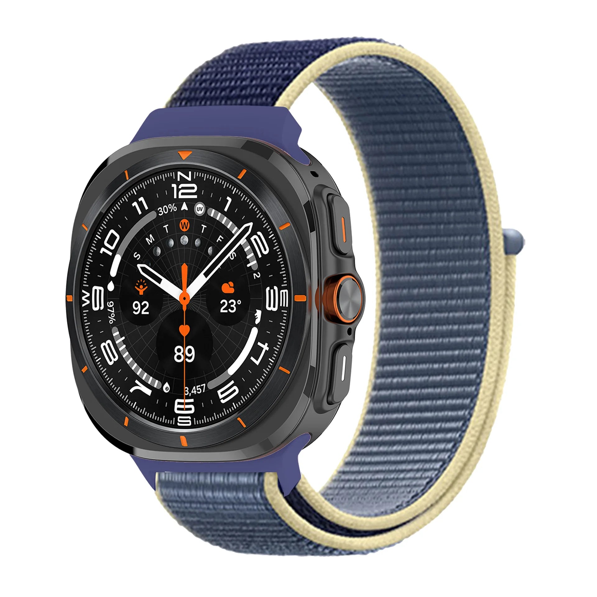 Durable Nylon Sports Bands for Samsung Watch Ultra - Comfortable & Adjustable Strap for Running, Gym Workouts & Outdoor Activities